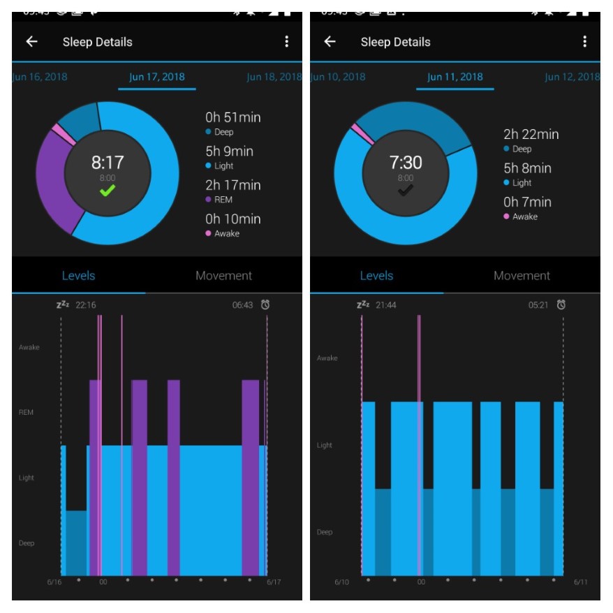 sleep tracking garmin vs fitbit