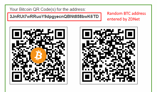 adresa bitcoin la codul qr)