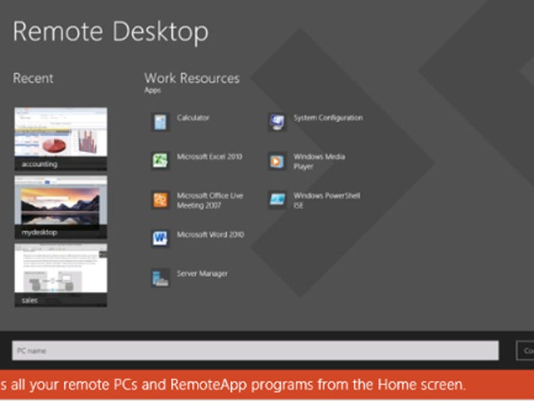 Microsoft's Surface RT: Using existing Windows apps remotely | ZDNet