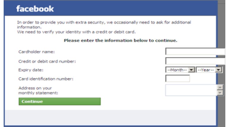 Malware Tricks Facebook Users Into Exposing Credit Cards Zdnet