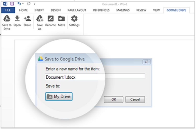 google drive adds plug in for microsoft