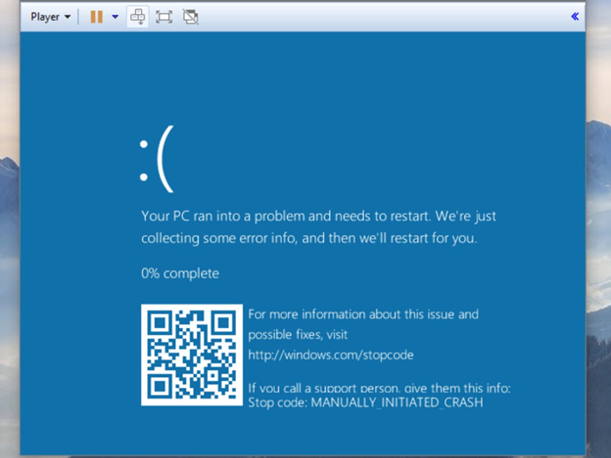 Windows 10 Blue Screen Of Death Now Microsoft Adds Qr Codes To Bsod Crash Support Zdnet