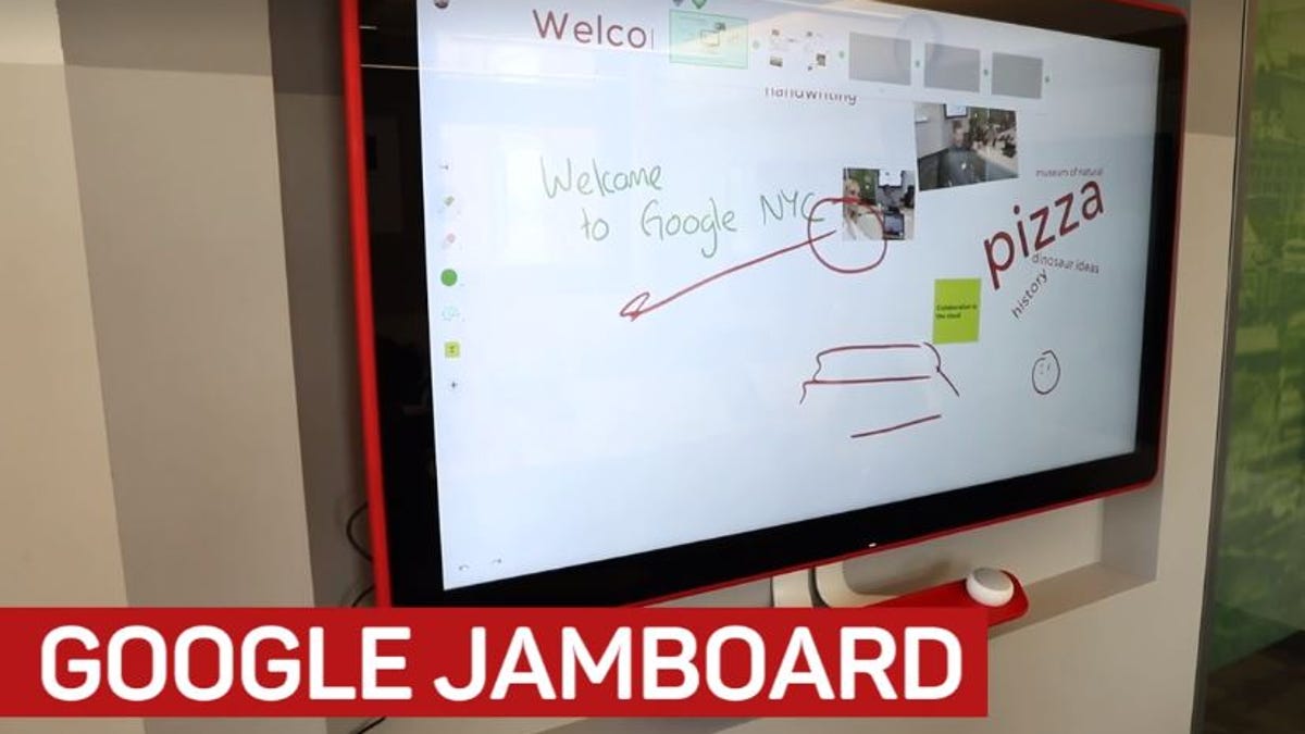 google s 55 inch jamboard is a super deluxe connected whiteboard
