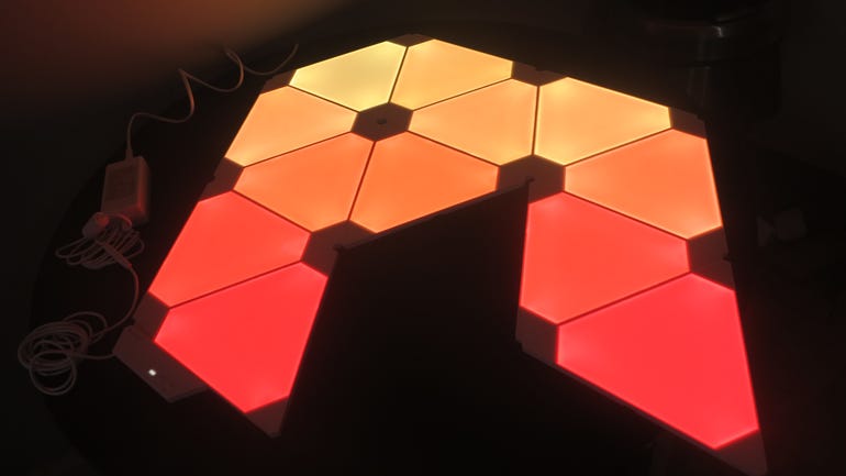 Nanoleaf Aurora Smart Wall Lighting For Your Inner Artist Review Zdnet