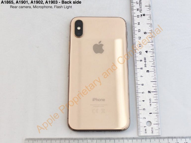 Unreleased Gold Iphone X Leaks Thanks To The Fcc Zdnet