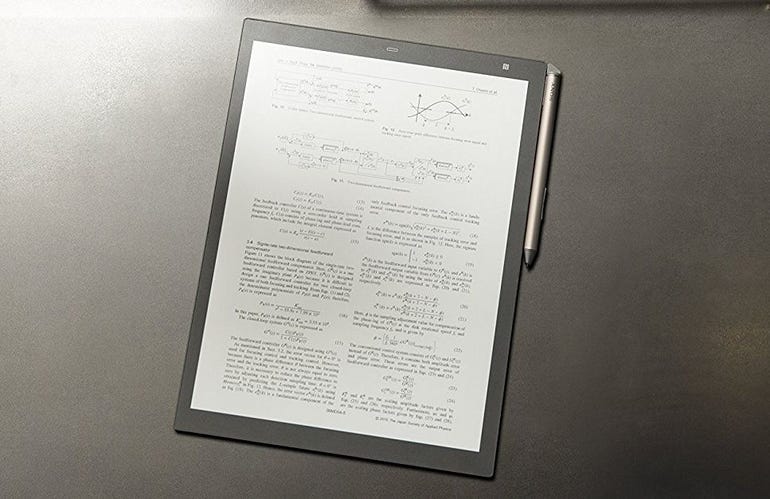 This is the lowest price ever on Sony's DPT-RP1 digital-paper tablet ...