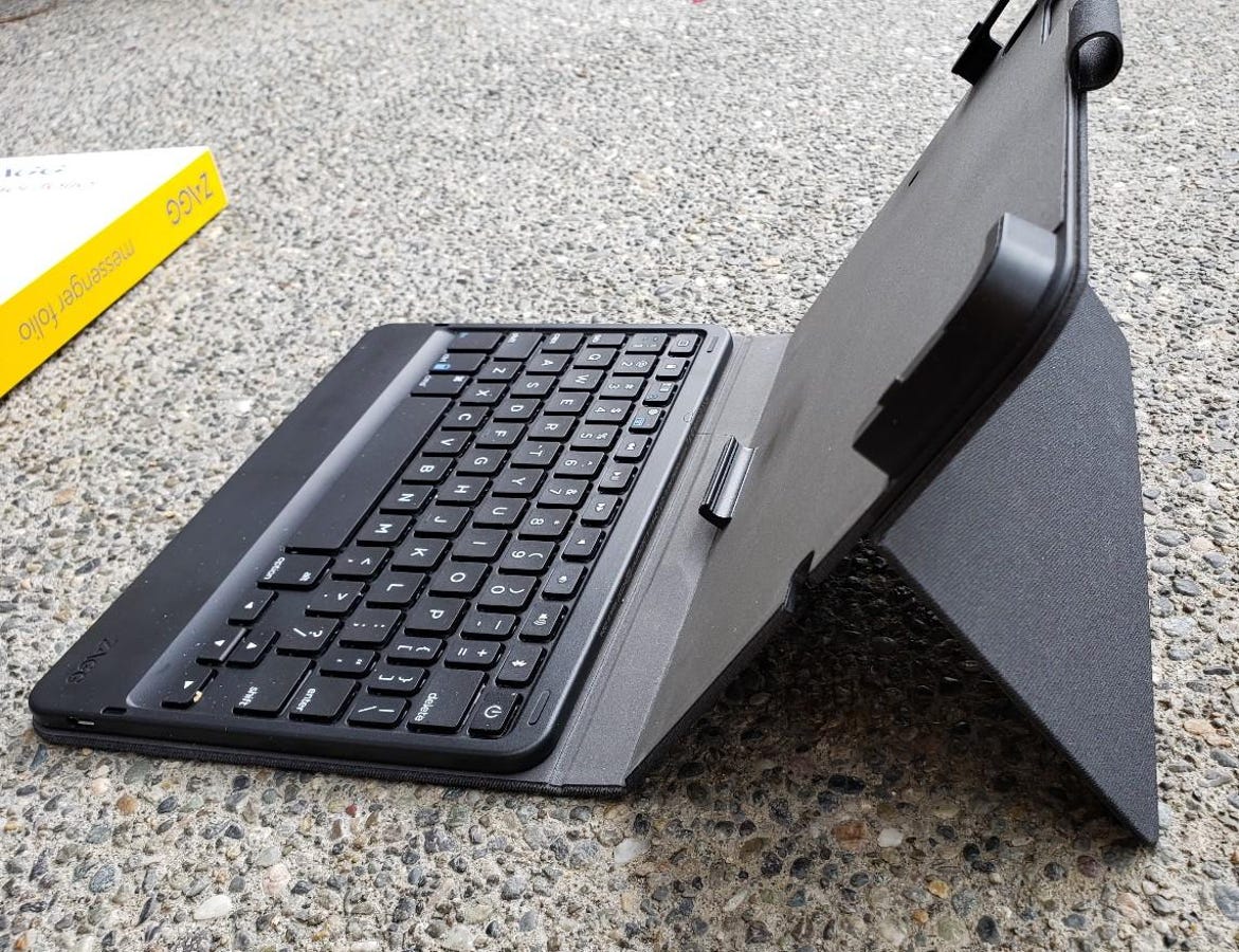 Zagg Messenger Folio For Apple Ipad Mini 5 Review Affordable Keyboard With Pencil Holder Zdnet
