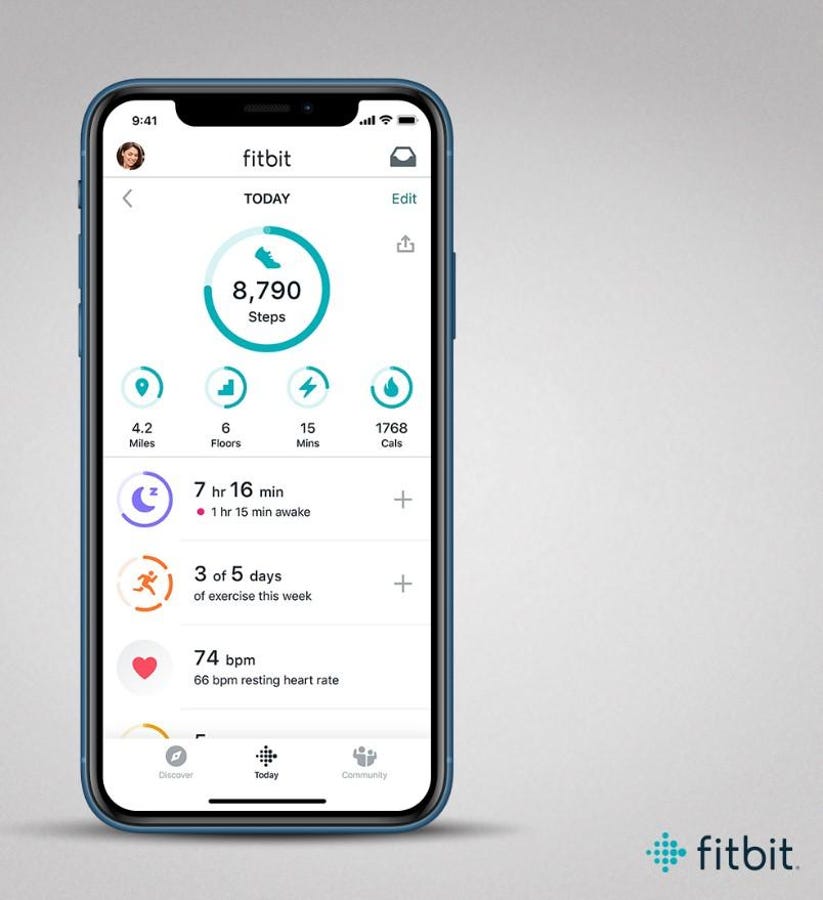 fitbit iphone app