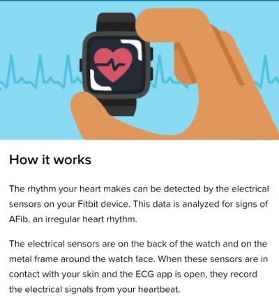 fitbit with ecg capability