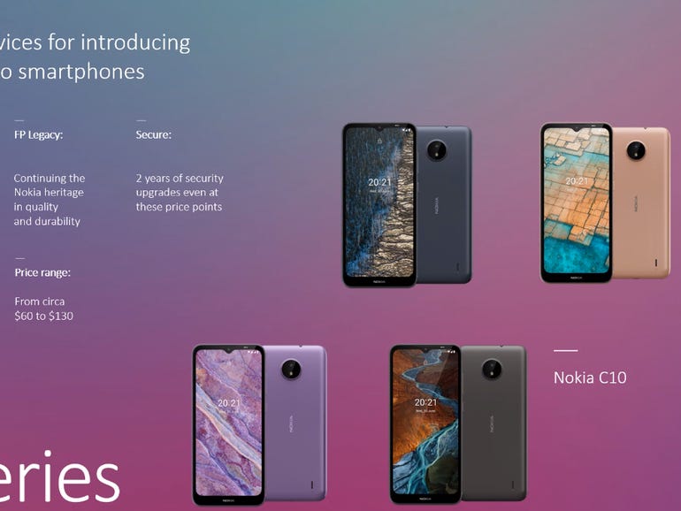 Hmd Global Launches Nokia C G X Series Plots Wireless Service Simplification Zdnet