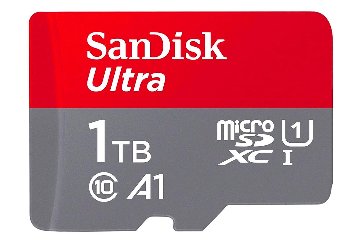 SanDisk 1TB Ultra MicroSDXC UHS-I microSD card with adapter