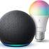 Echo Dot (4th Gen) with Sengled Bluetooth Color bulb
