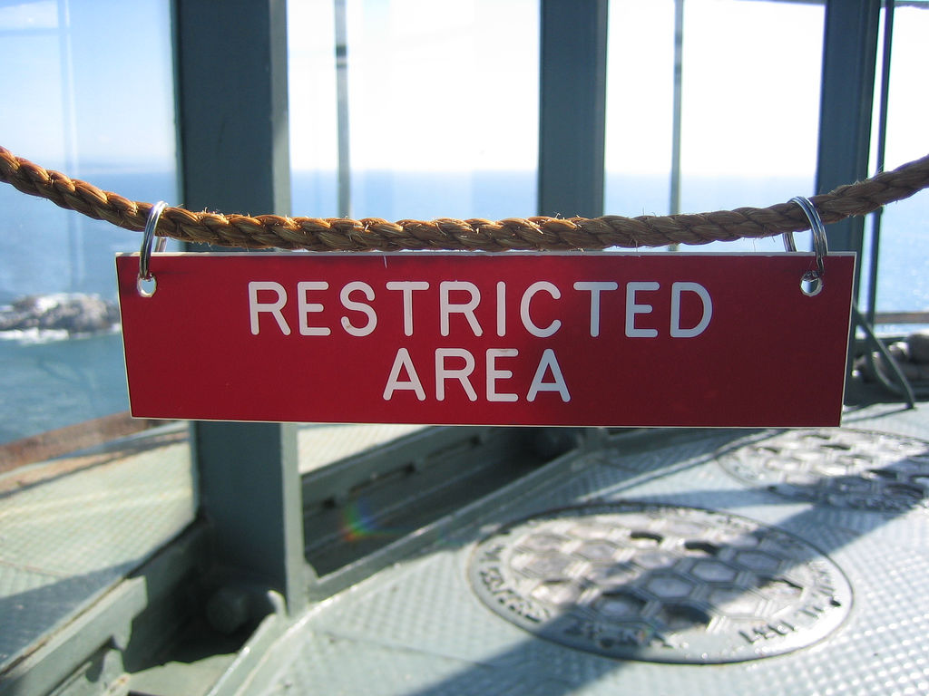 Restricted sign