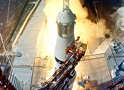 Apollo 11 taking off
