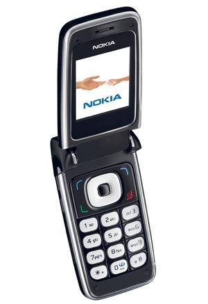 An image of  the Nokia 6136 Handset