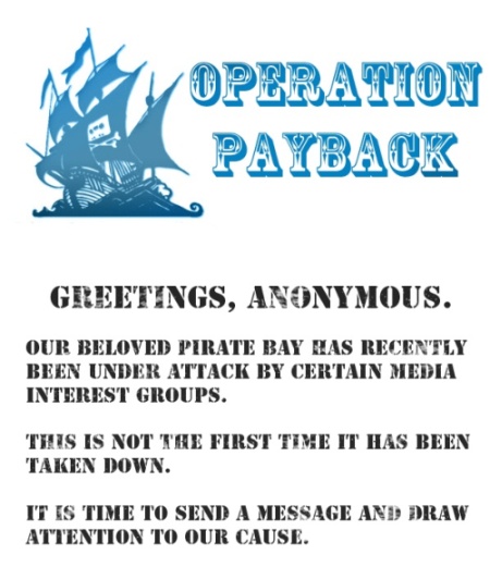 Operation Payback flyer image