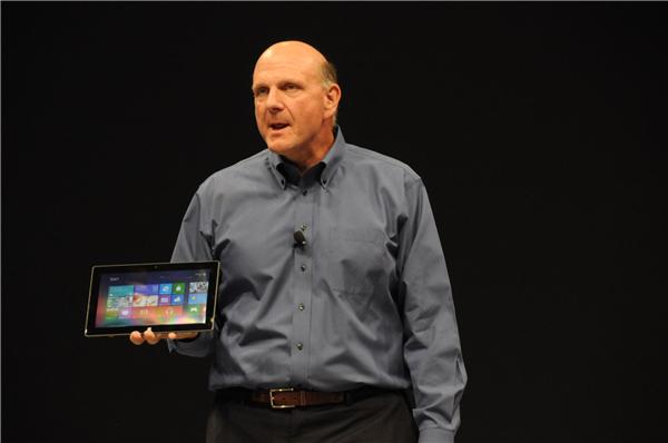 Steve Ballmer unveils the Surface tablet