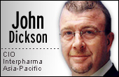 John Dickson, CIO of Interpharma Asia-Pacific
