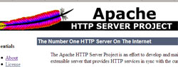 Apache website screenshot