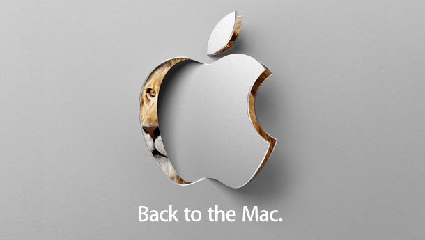 Apple's Back to the Mac invitation