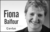 Fiona Balfour, Qantas