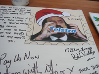 Sol Trujillo to receive christmas card from strikers
