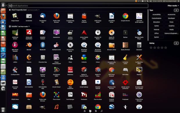 Ubuntu 11.10 dash