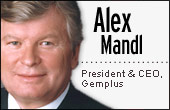 Alex Mandl, president and CEO of Gemplus