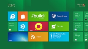 Windows 8 screen