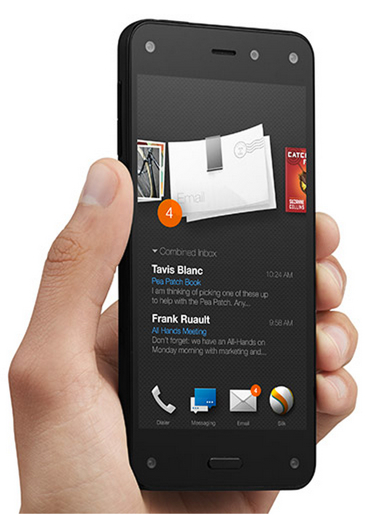 Amazon Fire phone in hand