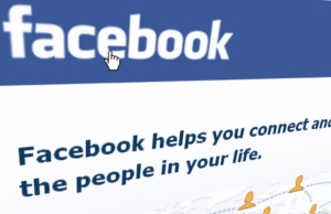 Facebook screen