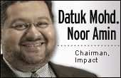 Mohd Noor Amin, Impact Chairman
