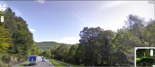 The picturesque town of Betws-y-Coed in Snowdonia, North Wales is now featured on Street View