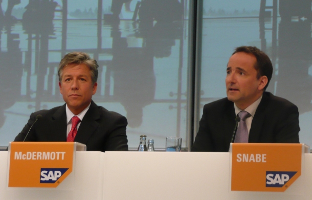 SAP co-CEOs, Bill McDermott and Jim Hagemann Snabe
