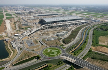 BAA's Heathrow airport with Terminal 5 in the foreground