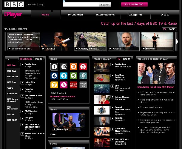 iPlayer shows the impact of BBC technology