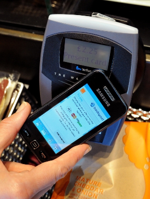 Customers with a Quick Tap-enabled mobile will be able to pay for their Starbucks purchase using their mobile from spring 2012