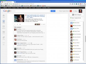 On Google+, unlike most social networks or online forums you can actually have civil conversations.