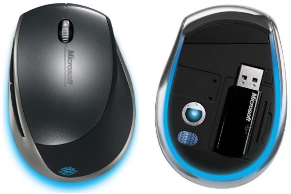 Microsoft Blue Track Mouse