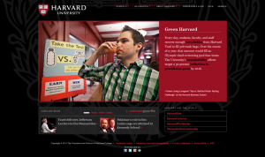 Harvard.edu Home Page