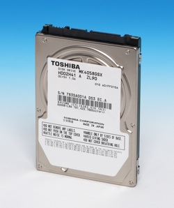Toshiba 400GB 2.5-inch notebook HDD