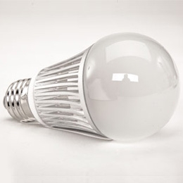 This 35-watt incandescent equivalent LED bulb from Lighting Science reduces energy consumption up to 80  percent and lasts up to 25 times longer. (Image courtesy of Lighting Science Group)