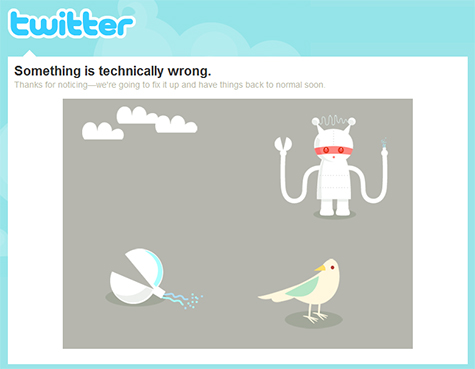 Twitter technical issues