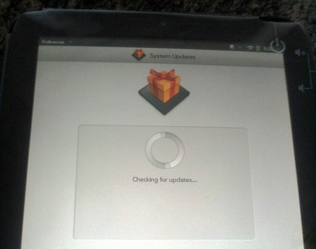 Updating your HP TouchPad to webOS 3.0.4. Image by Gloria Sin
