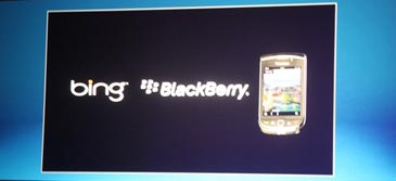Microsoft Bing + BlackBerry = BingBerry? Photo by Ronen Halevy.