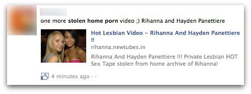 Scam warning: Hot Lesbian Video - Rihanna And Hayden Panettiere!! | ZDNET