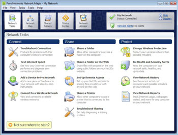 Network Magic simplifies networking tasks for home users