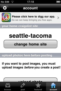 Quick iPhone app review: craigsphone craigslist application lets you create and view posts