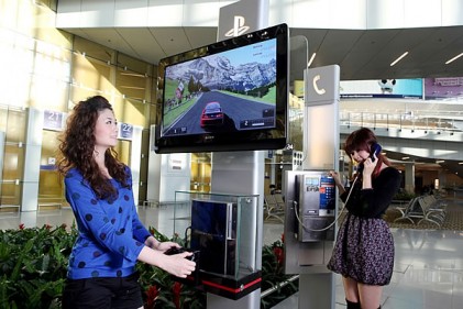 PlayStation 3 stations at Hong Kong International Airport |