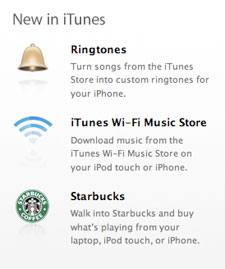 iTunes 7.4 New Features